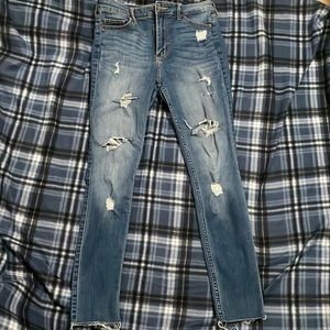 Hollister Original Distressed Jeans | High Rise Super Skinny